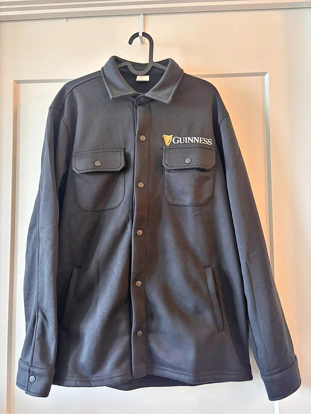 Guinness Black Shirt Jacket